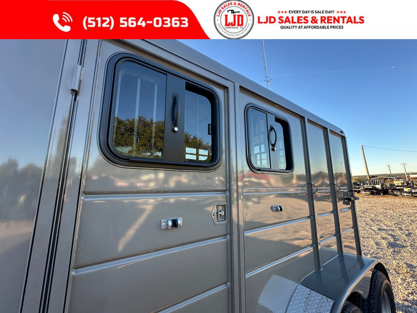 New 2026 Calico - 6'X13'X7' 2 Horse Trailer