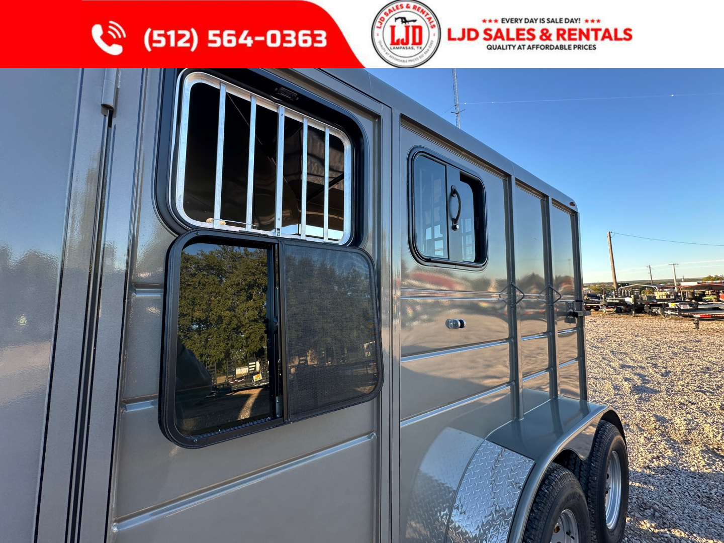 New 2026 Calico - 6'X13'X7' 2 Horse Trailer