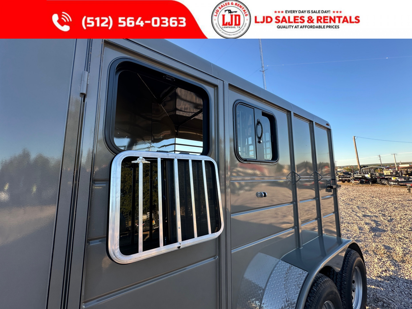 New 2026 Calico - 6'X13'X7' 2 Horse Trailer