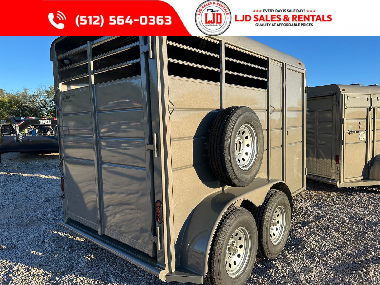 New 2026 Calico - 6'X13'X7' 2 Horse Trailer