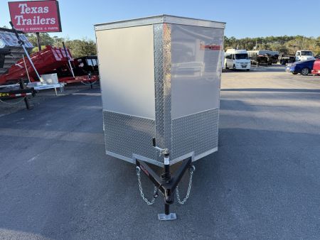 New TX5X8SA TEXAS TRAILERS 5' X 8' CARGO / ENCLOSED TRAILER W/REAR RAMP DOOR