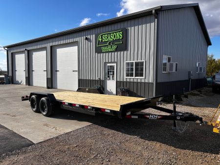 New 2026 H&H Trailers 82"X20' 7k gvwr Slide-Out ramps Car / Racing Trailer