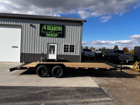 New 2026 H&H Trailers 82"X20' 7k gvwr Slide-Out ramps Car / Racing Trailer