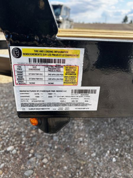 New 2026 H&H Trailers 82"X20' 7k gvwr Slide-Out ramps Car / Racing Trailer