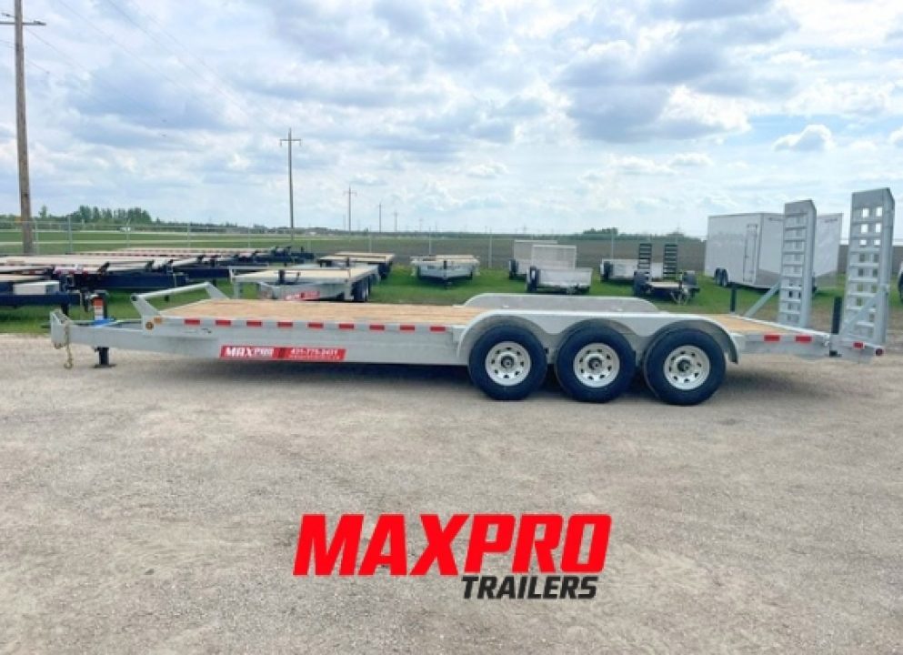 New 2027 Canada Trailers 24 ft Galvanized Triple Axle Equipment Trailer