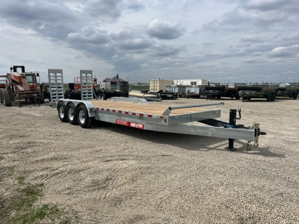 New 2027 Canada Trailers 24 ft Galvanized Triple Axle Equipment Trailer