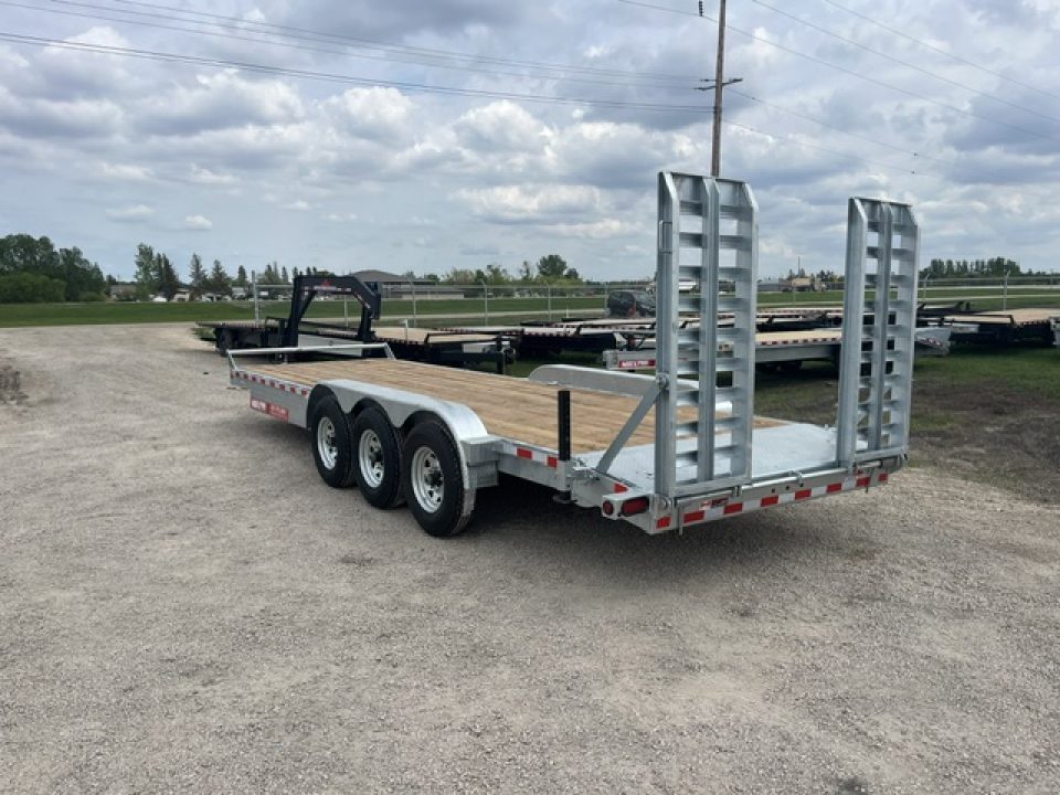 New 2027 Canada Trailers 24 ft Galvanized Triple Axle Equipment Trailer