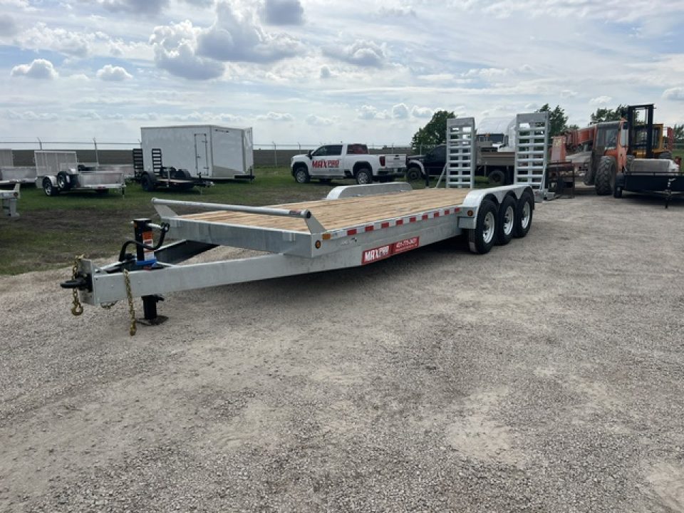 New 2027 Canada Trailers 24 ft Galvanized Triple Axle Equipment Trailer
