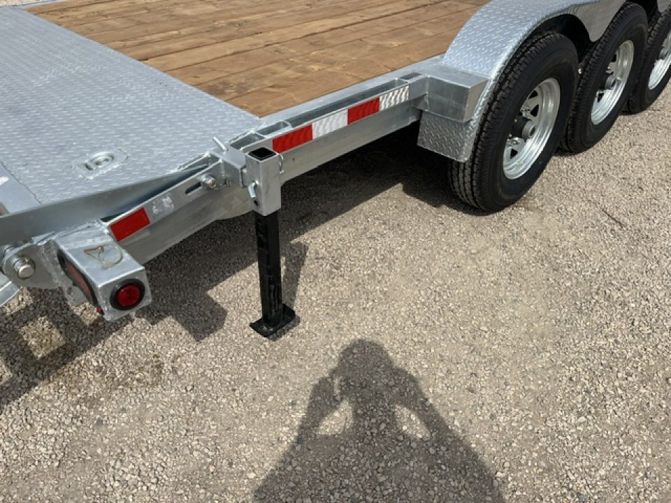 New 2027 Canada Trailers 24 ft Galvanized Triple Axle Equipment Trailer