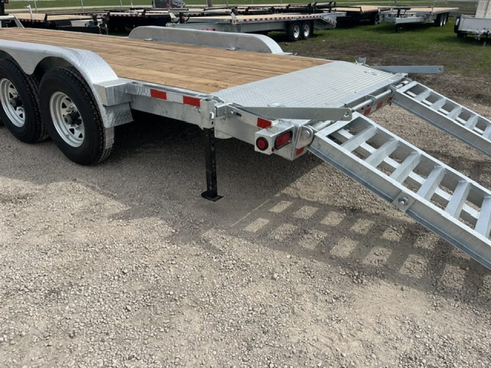 New 2027 Canada Trailers 24 ft Galvanized Triple Axle Equipment Trailer