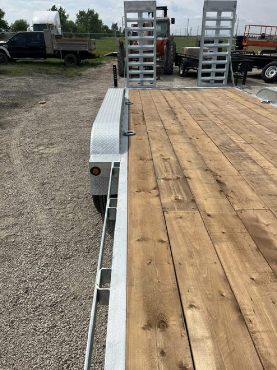 New 2027 Canada Trailers 24 ft Galvanized Triple Axle Equipment Trailer