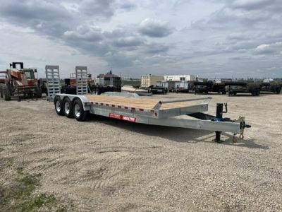 New 2027 Canada Trailers 24 ft Galvanized Triple Axle Equipment Trailer