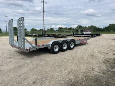 New 2027 Canada Trailers 24 ft Galvanized Triple Axle Equipment Trailer
