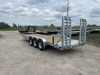New 2027 Canada Trailers 24 ft Galvanized Triple Axle Equipment Trailer