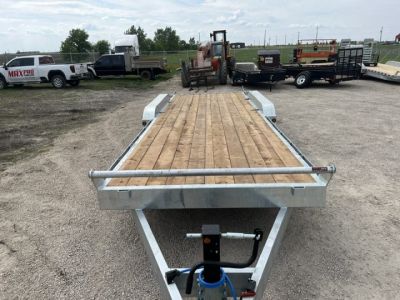 New 2027 Canada Trailers 24 ft Galvanized Triple Axle Equipment Trailer