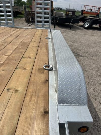 New 2027 Canada Trailers 24 ft Galvanized Triple Axle Equipment Trailer