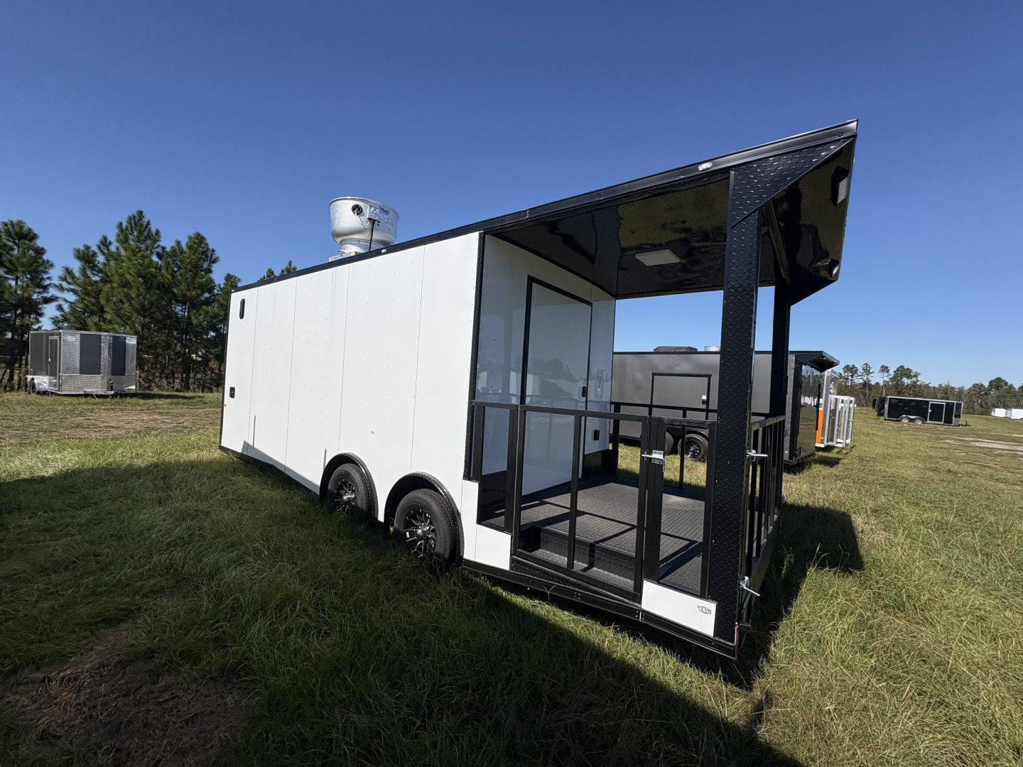 New 2027 Rock Solid Cargo 8.5x26 Custom Concession Trailer – White