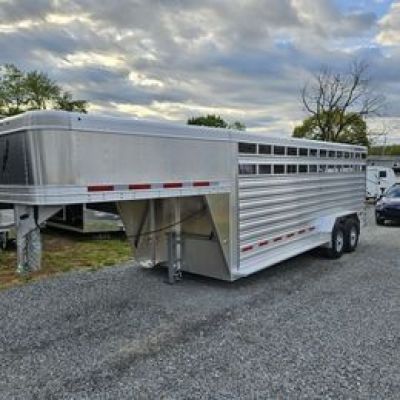 New 2026 Featherlite Trailers GOOSENECK 8127 7X20TA Stock / Stock Combo Trailer