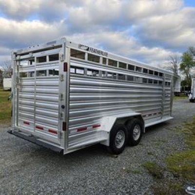 New 2026 Featherlite Trailers GOOSENECK 8127 7X20TA Stock / Stock Combo Trailer