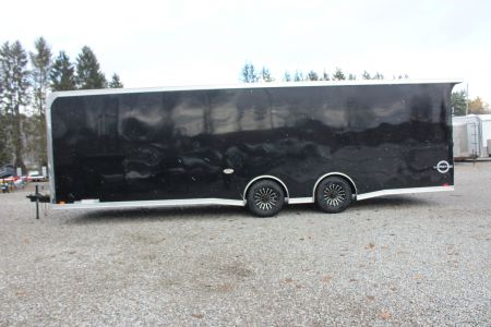 New 2025 United LIM 8.5' x 28' - Enclosed Car Hauler - 9990# GVW - RAMP DOOR - Beavertail