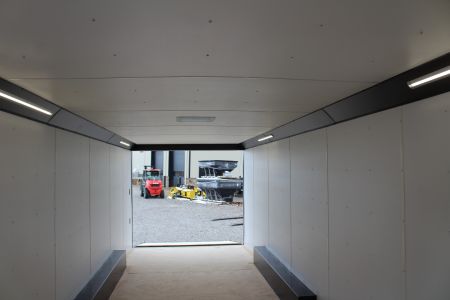 New 2025 United LIM 8.5' x 28' - Enclosed Car Hauler - 9990# GVW - RAMP DOOR - Beavertail