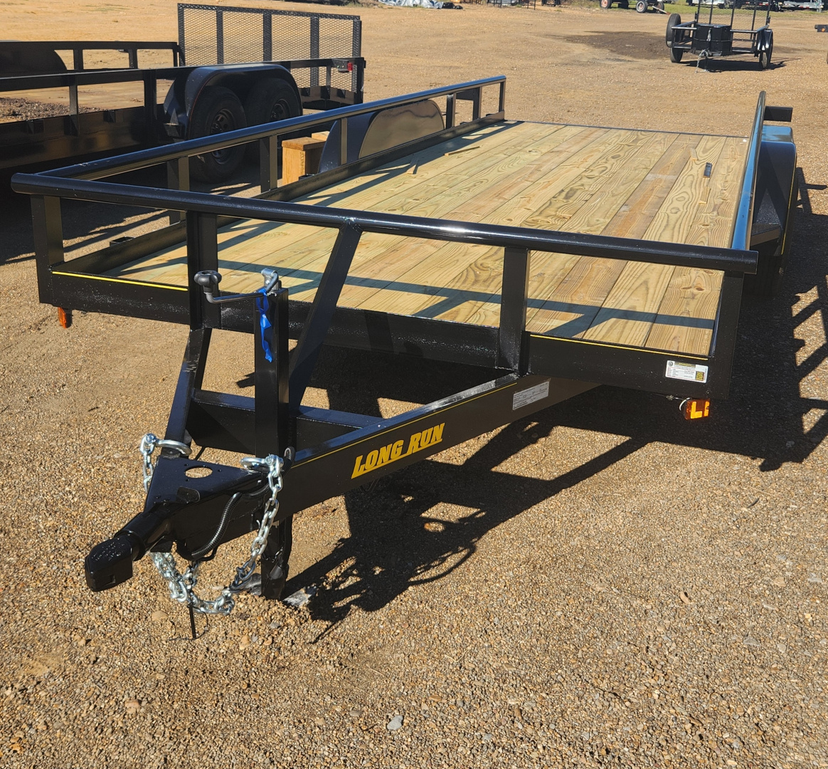 New 2025 Long Run Trailers 82"x20' 10k,Pipe, 4' Gate Utility Trailer