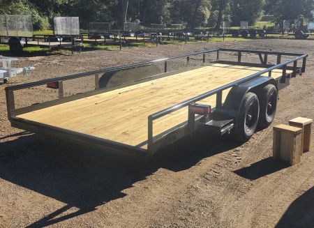 New 2025 Long Run Trailers 82"x20' 10k,Pipe, 4' Gate Utility Trailer