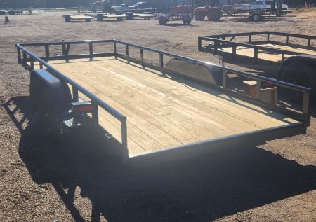 New 2025 Long Run Trailers 82"x20' 10k,Pipe, 4' Gate Utility Trailer