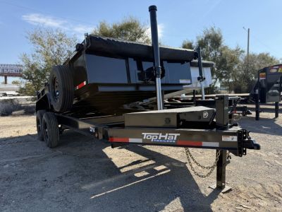 New 2026 Top Hat Trailers DX14-14x83 Telescopic Lift Dump Trailer