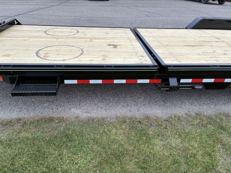 New 2026 Delta 27TB Bumper Pull Tilt 24' Flatbed Trailer