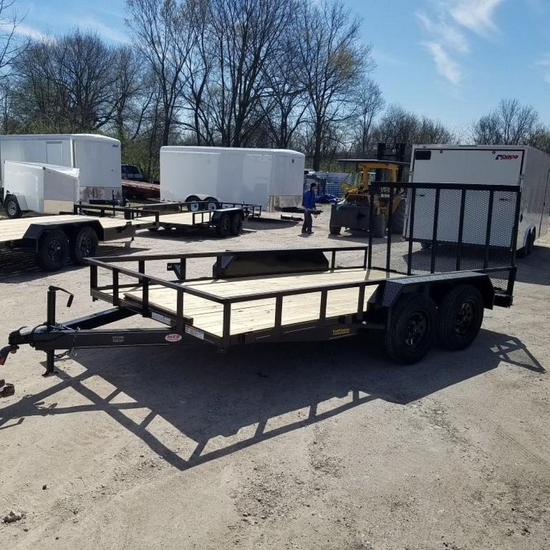 New 2027 MEB 77x14 Utility Trailer w/Gate
