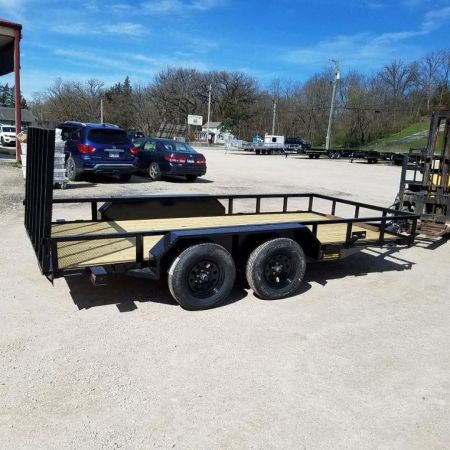 New 2027 MEB 77x14 Utility Trailer w/Gate