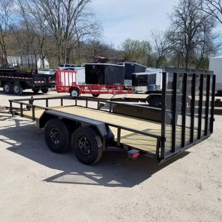 New 2027 MEB 77x14 Utility Trailer w/Gate