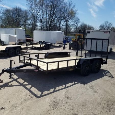 New 2027 MEB 77x14 Utility Trailer w/Gate