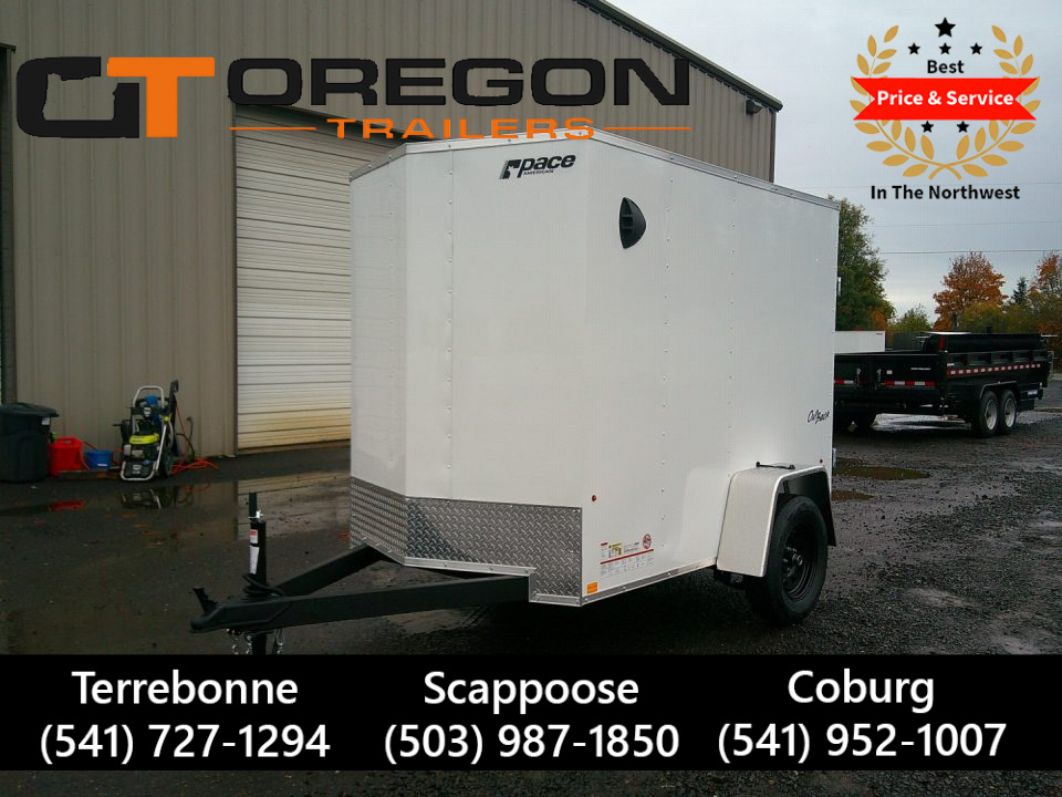 New 2026 Pace American 5x10 3K Cargo / Enclosed Trailer
