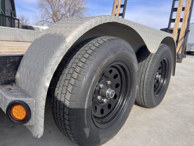 Used 2015 PJ 20 foot 2-3500lb axles=7K Car or snow bear trailer