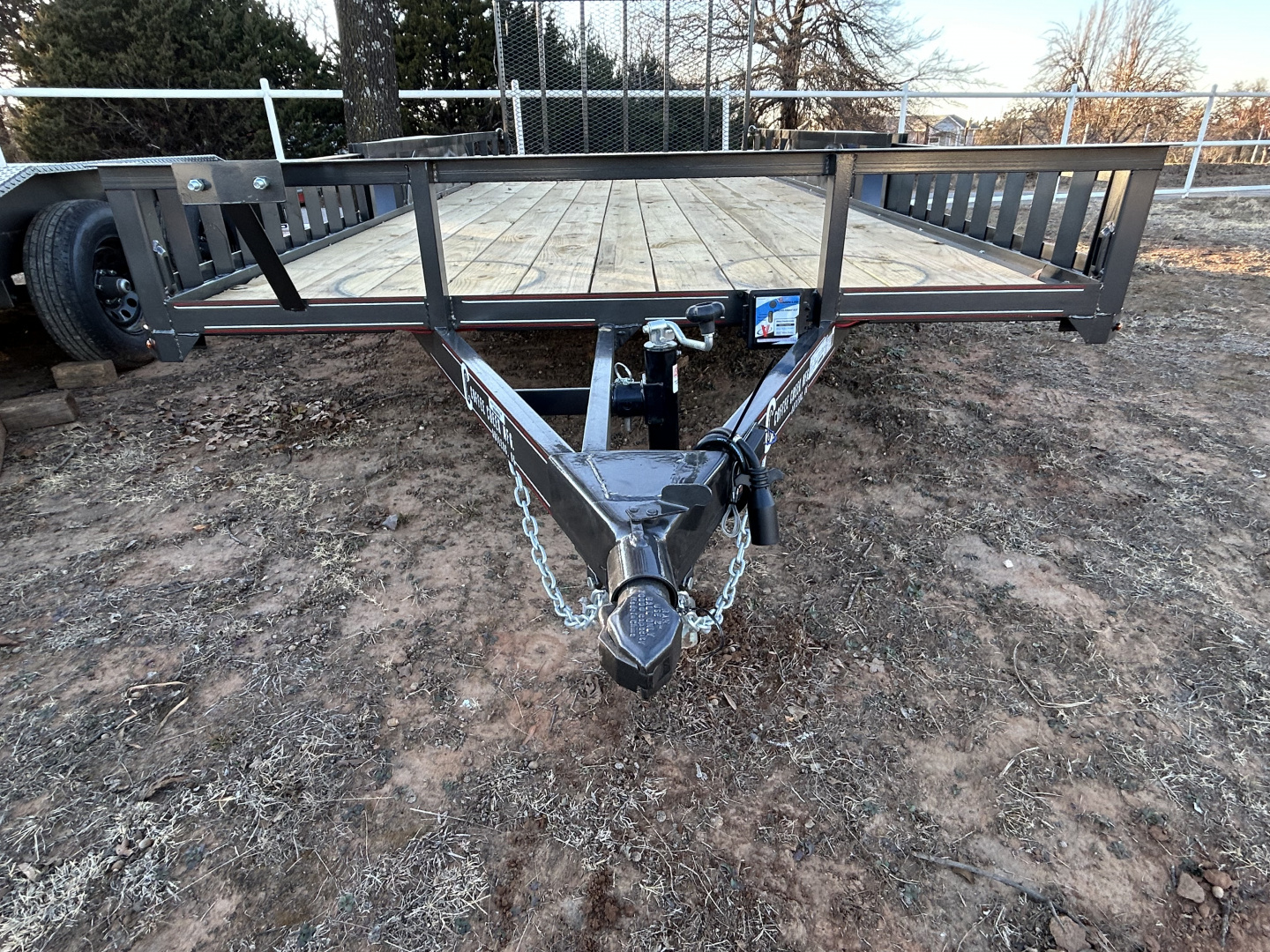 New 2026 Coffee Creek MFG 83"x16' Tandem Axles Utility Trailer