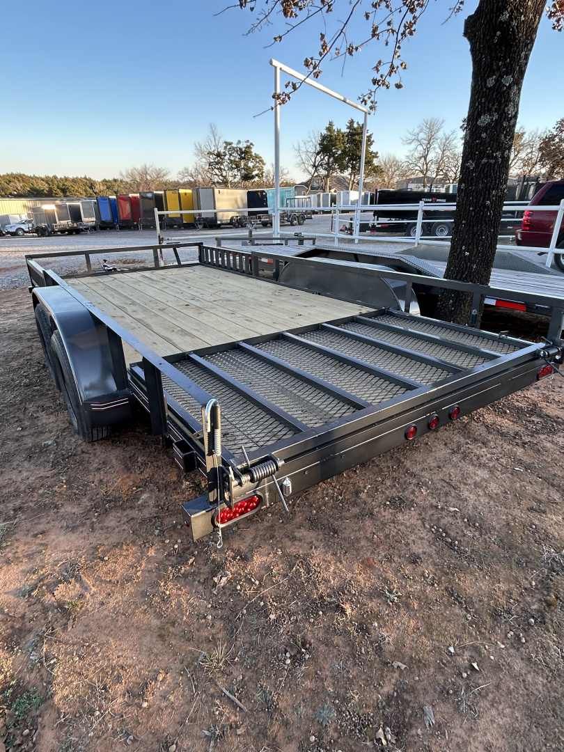 New 2026 Coffee Creek MFG 83"x16' Tandem Axles Utility Trailer