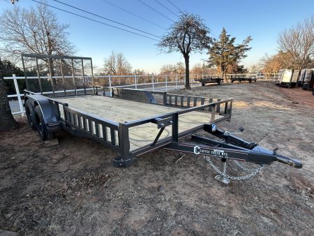New 2026 Coffee Creek MFG 83"x16' Tandem Axles Utility Trailer