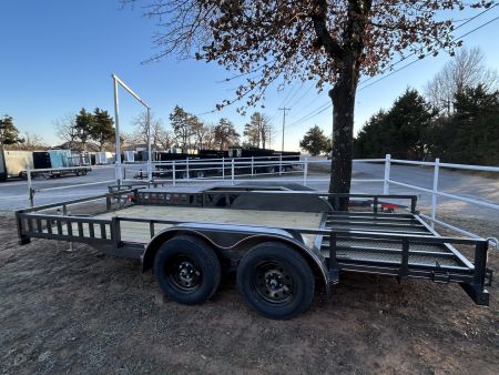 New 2026 Coffee Creek MFG 83"x16' Tandem Axles Utility Trailer