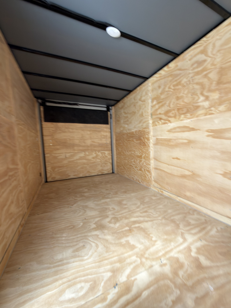 New 2026 Cargo United 7x14TA 7' Tall .080 PolyCor Blackout Package Rear Wing Spoiler Cargo / Enclosed Trailer