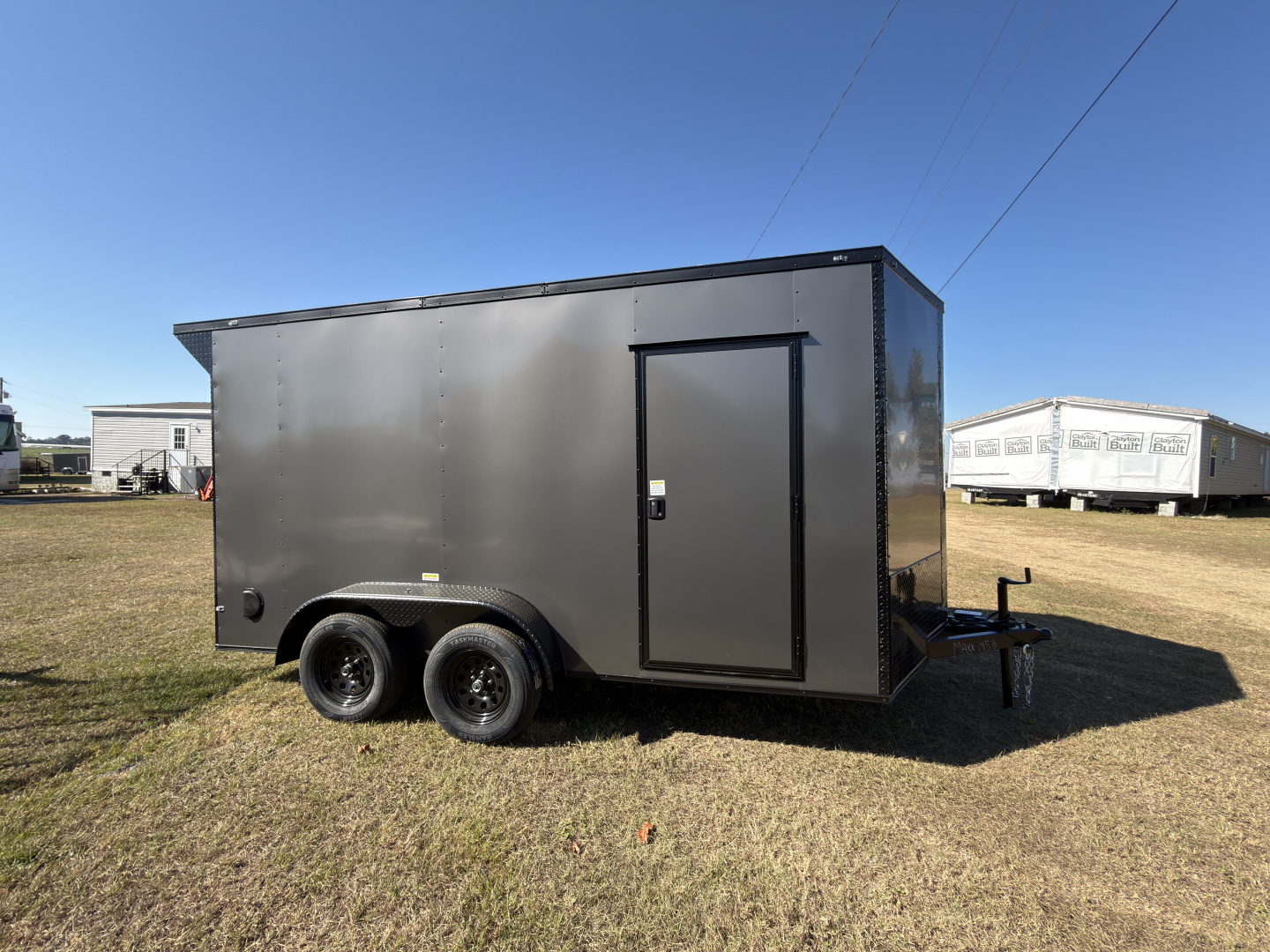 New 2026 Cargo United 7x14TA 7' Tall .080 PolyCor Blackout Package Rear Wing Spoiler Cargo / Enclosed Trailer