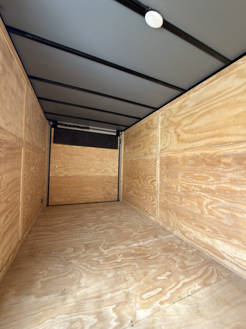 New 2026 Cargo United 7x14TA 7' Tall .080 PolyCor Blackout Package Rear Wing Spoiler Cargo / Enclosed Trailer