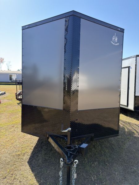 New 2026 Cargo United 7x14TA 7' Tall .080 PolyCor Blackout Package Rear Wing Spoiler Cargo / Enclosed Trailer