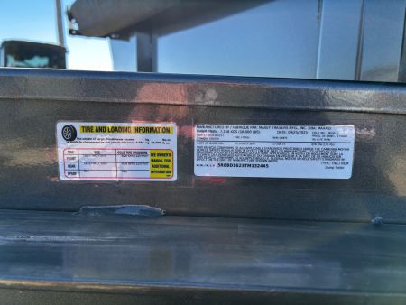 New 2026 MAXXD DJX 83"X16' 16K GVWR HD 7 GA FLOOR HYDRAULIC JACK Dump Trailer