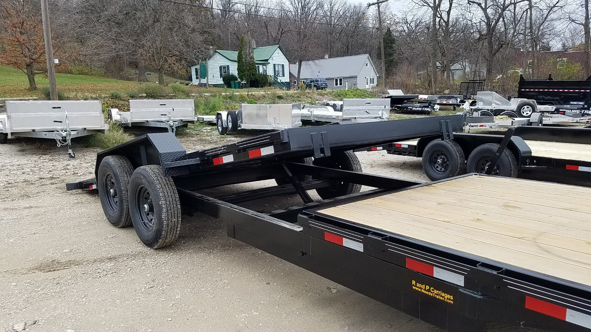 New 2026 MEB 18+4 Tilt Bed Equipment 14K Equipment Trailer