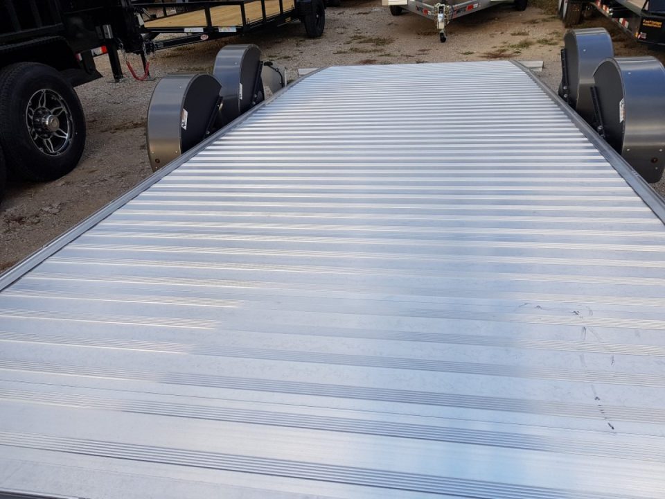 New 2027 Timpte 7x20 Hydraulic Drop Deck Aluminum Car Hauler 7K