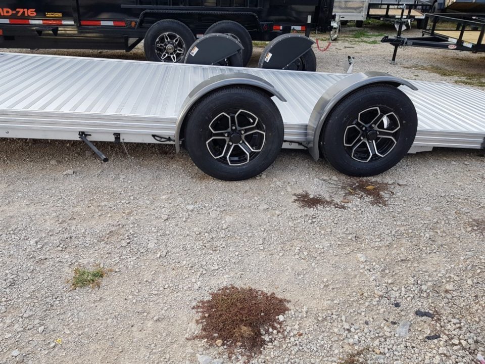 New 2027 Timpte 7x20 Hydraulic Drop Deck Aluminum Car Hauler 7K