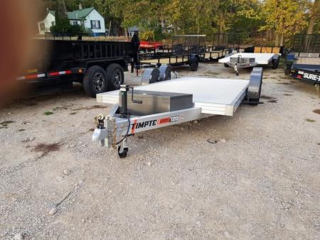 New 2027 Timpte 7x20 Hydraulic Drop Deck Aluminum Car Hauler 7K