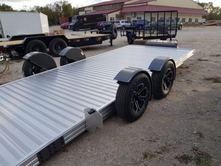 New 2027 Timpte 7x20 Hydraulic Drop Deck Aluminum Car Hauler 7K